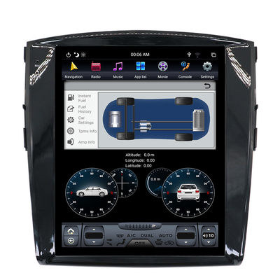64 گیگابایت صفحه نمایش لمسی هد یونیت استریو خودرو اندروید 9 برای میتسوبیشی پاجرو V97 V93