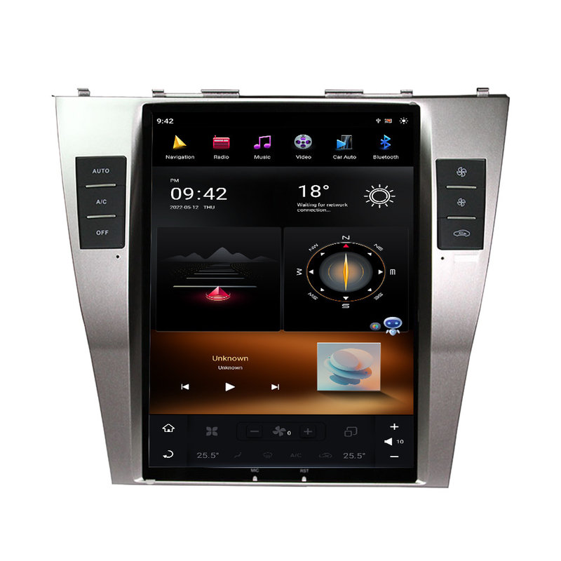 پخش کننده رادیو ماشین 10.4 اینچی 128G اندروید 11 برای تویوتا کمری 40 2007-2011