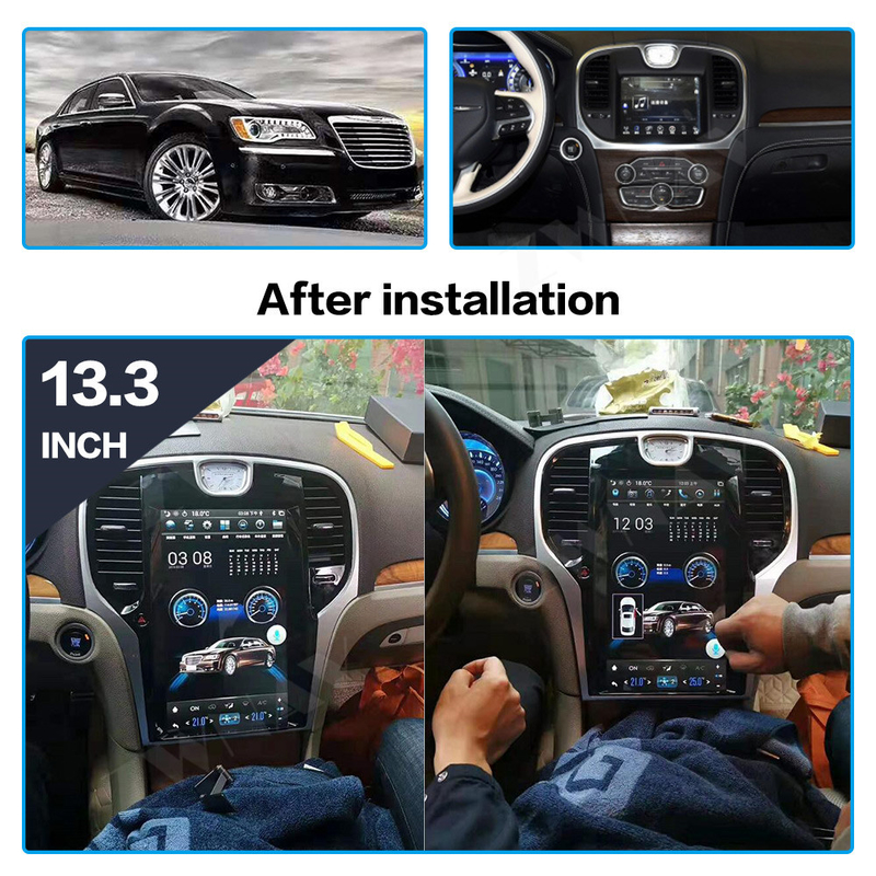 300C Car Radio Chrysler 2013-2019 GPS Navigation Carplay Auto Stereo