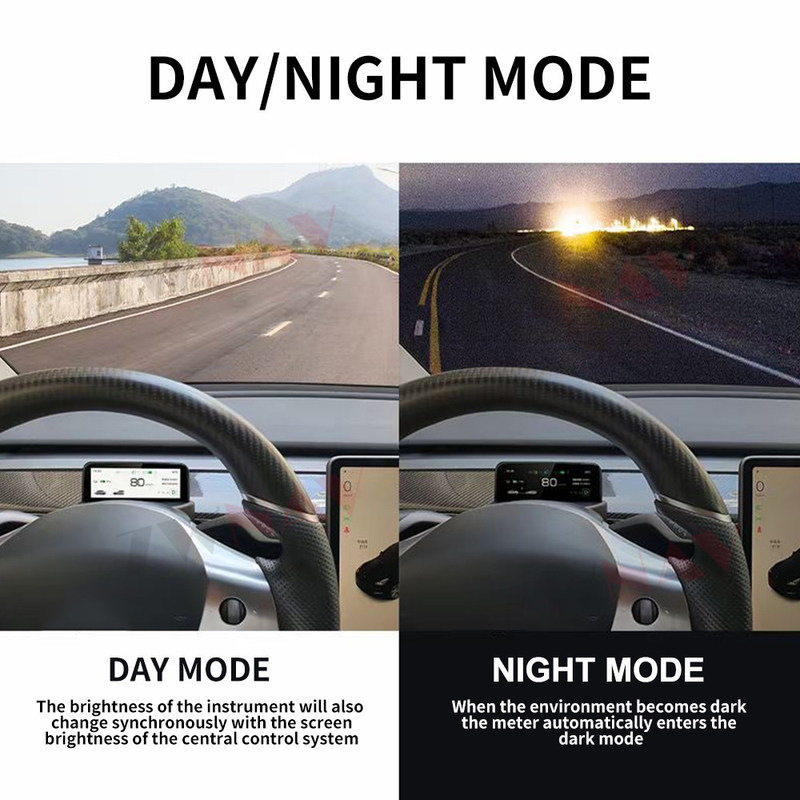 صفحه نمایش خوشه ابزار دیجیتال 4.6 اینچی تسلا مدل 3 مدل Y AMD/ داشبورد LCD خودرو اینتل