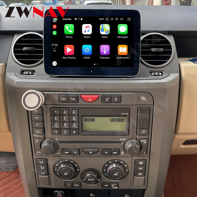 هد دستگاه پخش چند رسانه ای GPS Navigation خودرو برای Land Rover Discovery 3 2004-2010