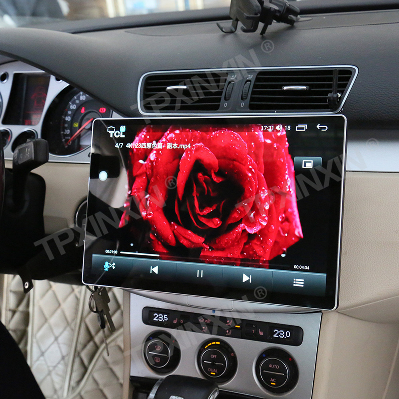 12.95 اینچ ناوبری GPS اتومبیل صفحه نمایش جهانی IPS یونیت پخش کننده خودکار خودکار
