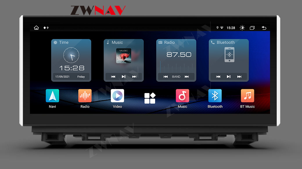صفحه نمایش لمسی 12.3 اینچی رادیو ماشین اندروید با کارپلی برای مزدا آتز 2013-2016