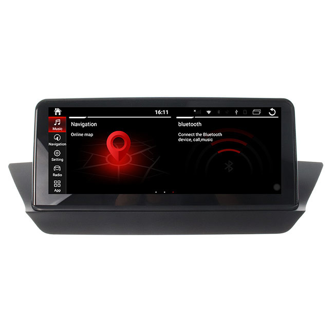 256 گیگابایت 10.25 اینچ X1 CIL BMW Sat Nav Android 10 Car GPS Player CD