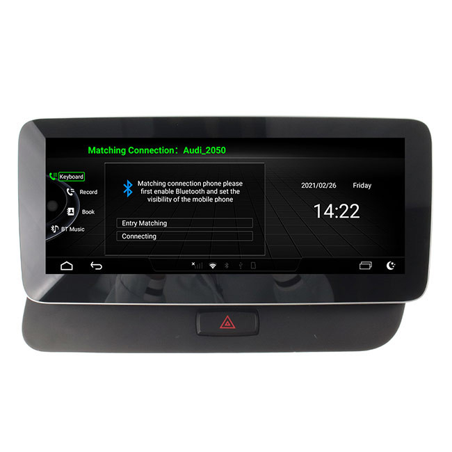 128 گیگابایت Q5 AUDI Carplay Android Auto GPS Map 10.25 اینچی سیستم ناوبری خودرو