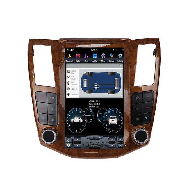 Android 9 Single Din Car Stereo Sat Nav Head Unit 12.1 اینچ OEM ODM