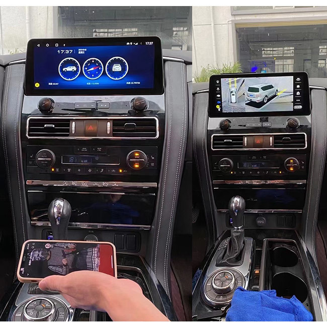 QLED 4G برای NISSAN PATROL Armada 2010-2020 Android 10 Car Navi Auto Radio Player Stereo Head Head Unit